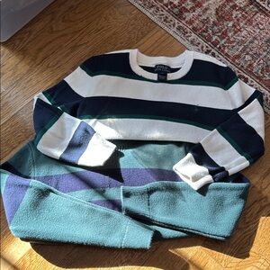Polo by Ralph Lauren kids Crewneck Sweater & Gap Kids Green Sweater